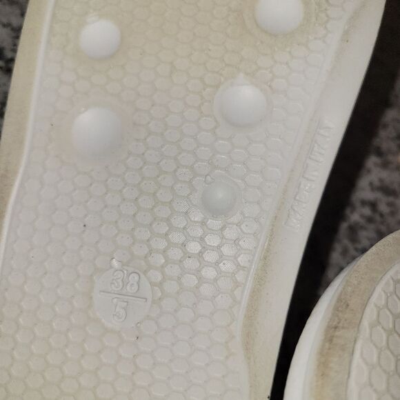 P448 Super Water Resistant Slide Sandals white/Purple Made in Italy Size 38 - Picture 7 of 7